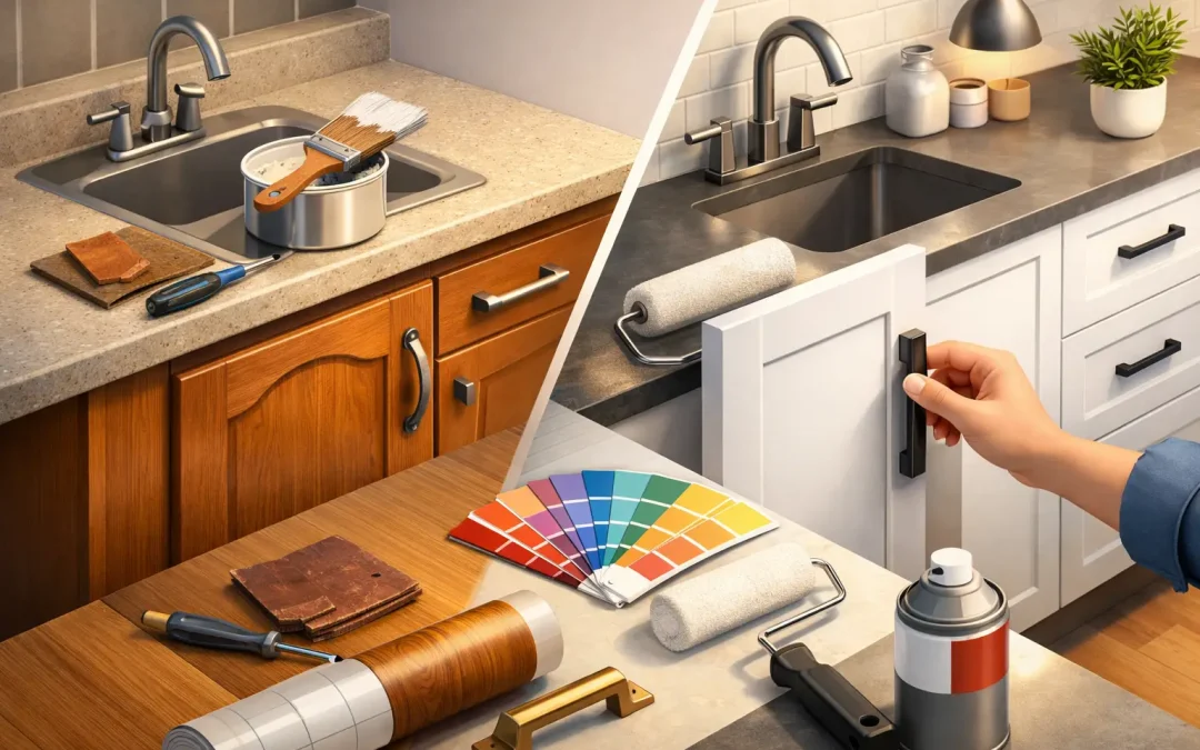 How to Update Old Cabinets Without Replacing