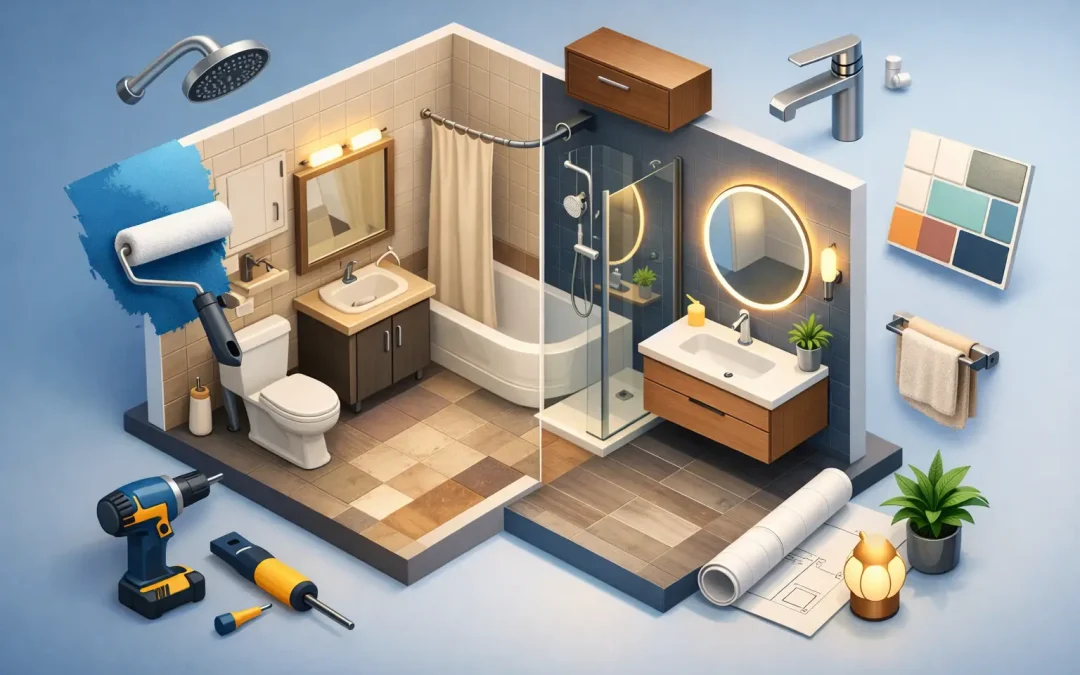 How to Update a Small Bathroom Smartly