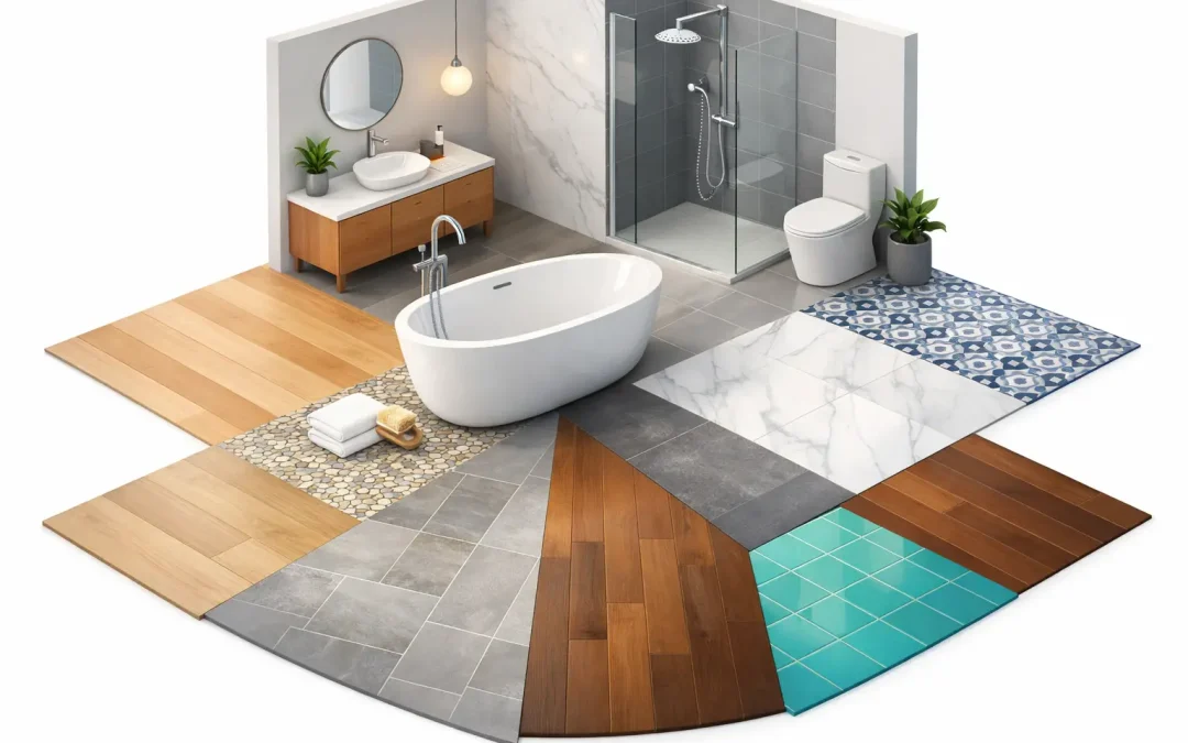 8 Best Bathroom Flooring Options