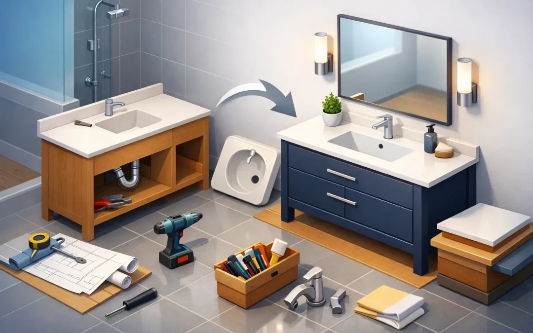 A Guide to Bathroom Vanity Replacement