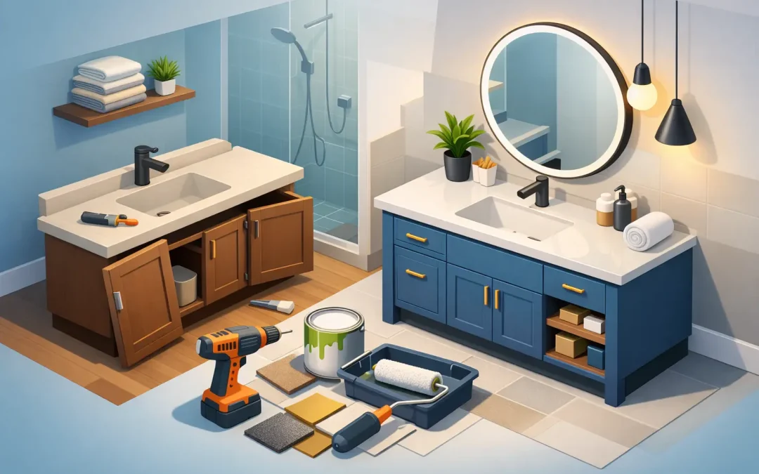 How to Update Bathroom Vanity the Smart Way