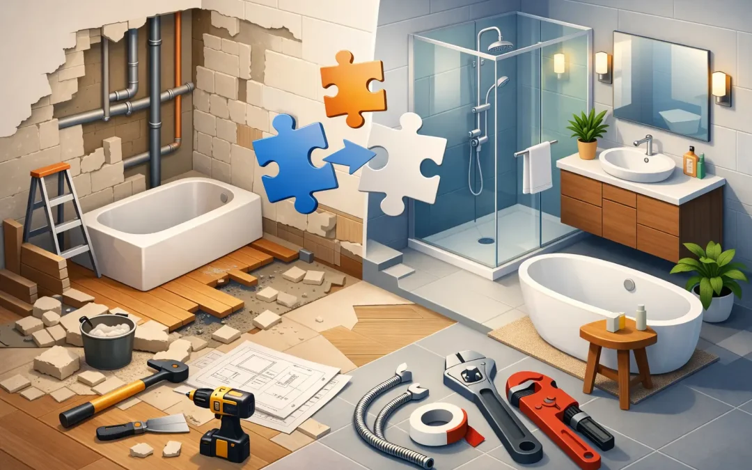 Remodel or Repair Bathroom? What Makes Sense