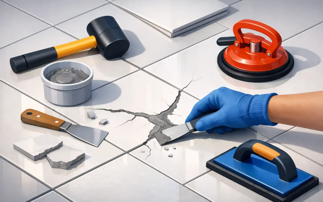 How to Repair Cracked Floor Tile the Right Way